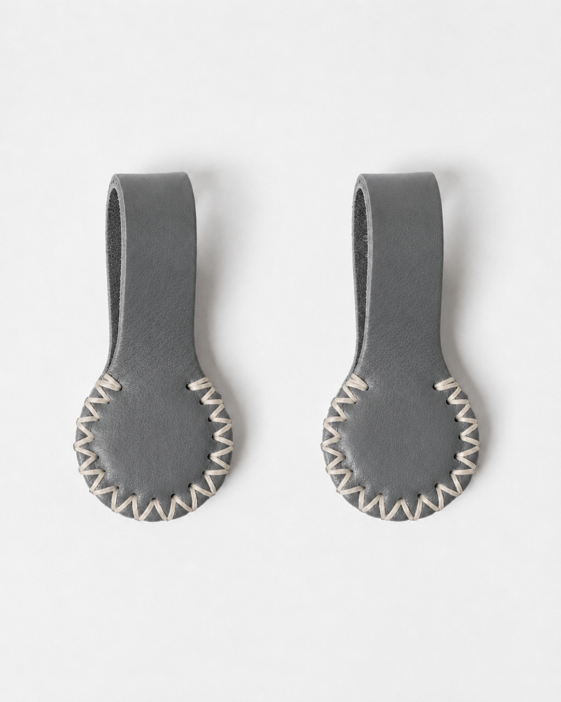 The Stella Clip - Table Mountain - Grey with Cream Stitching (2 pieces)