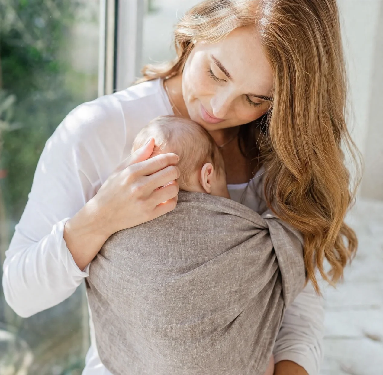 Ring Sling - Stone Linen