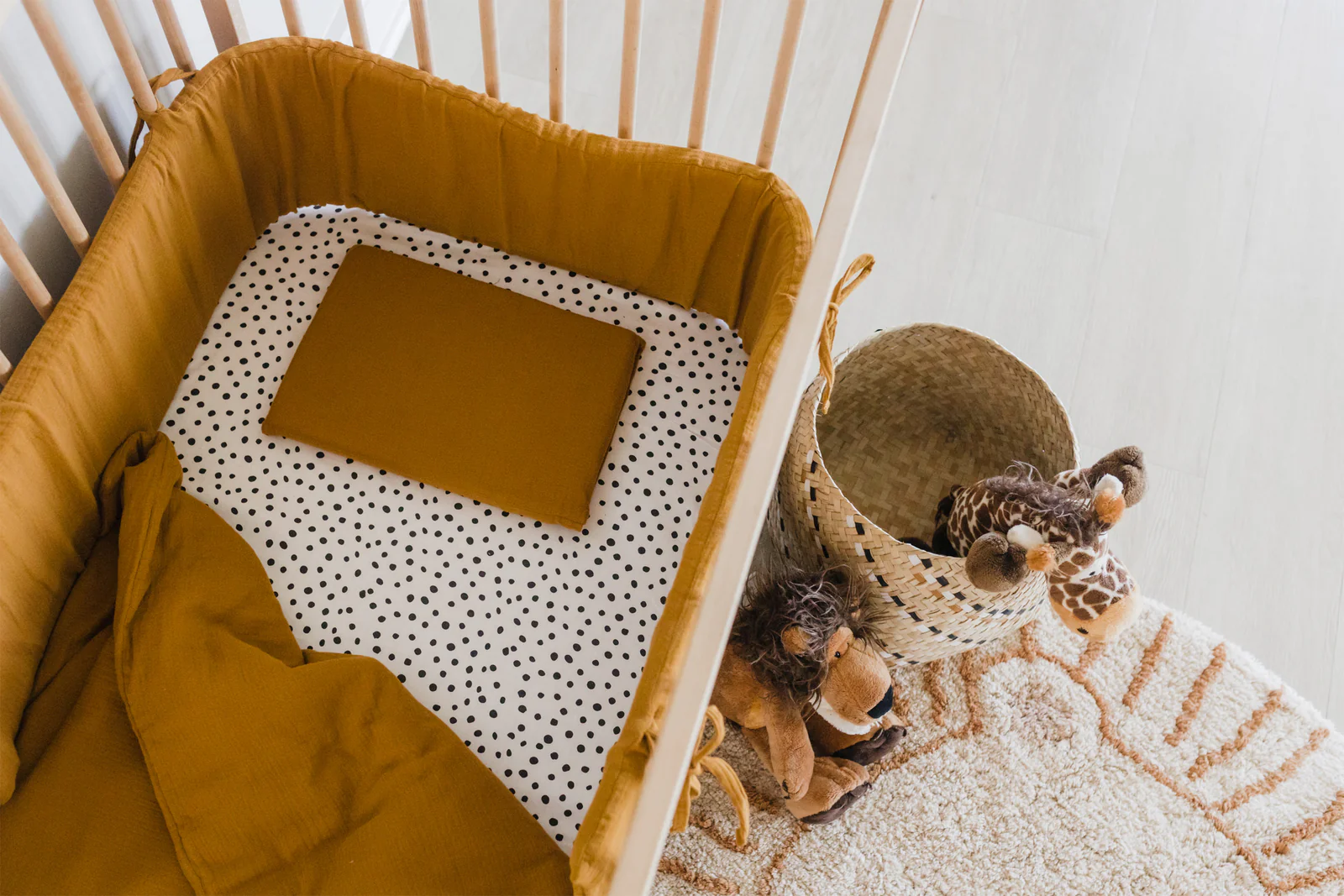 Butterscotch Muslin Cot Duvet (Lead Time) - Image 2