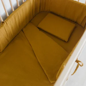 Butterscotch Muslin Cot Duvet (Lead Time)