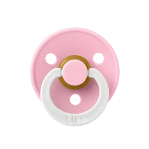 Size 3 Bibs Danish Pacifier - Night Glow Baby Pink